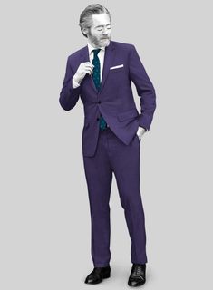 Add a touch of sophistication to your wardrobe with our Napoleon Violet Wool suit. This classic violet suit is made from a wool blend, ensuring durability and breathability. It is the perfect choice for making a statement at a close friend or cousin's wedding.  Look Includes   Napolean Violet Wool Fabric  Two Button Jacket Style  Notch Lapel   Horn Royal Black  Buttons  Single Vent  Three Cuff Buttons  Two Welted Back Pockets on Trousers   You can change the look during customization if required Classic Purple Tuxedo For Semi-formal Events, Purple Notch Lapel Tuxedo For Formal Occasions, Elegant Purple Suit With Suit Collar, Fitted Purple Suit For Formal Occasions, Fitted Purple Tuxedo For Semi-formal Occasions, Fitted Purple Tuxedo For Semi-formal Events, Fitted Purple Formal Suit, Purple Notch Lapel Tuxedo For Semi-formal Events, Purple Notch Lapel Tuxedo For Semi-formal Occasions