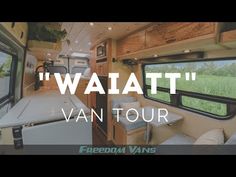 an rv with the words waaa it van tour