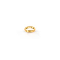 Material: Gold dipped with our signature 14k gold platingSizes: 6, 7, 8 Gold Plated Hoop Rings For Everyday, Classic Gold-plated Stackable Rings, Classic Gold Plated Thick Band Ring, Classic Gold Plated Ring With Thick Band, Gold Dome Ring With Smooth Bezel In 14k Gold, Classic Gold-plated Stackable Midi Rings, Gold Open Ring Jewelry With Smooth Bezel, Gold Plated Hoop Rings For Anniversary, Yellow Gold Thick Band Midi Rings For Anniversary