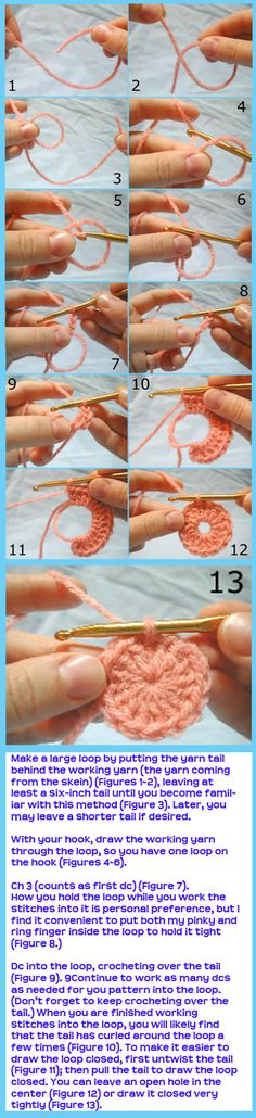 the instructions for how to use knitting needles in different ways, including yarns and crochet