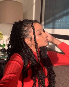 Braids For Mixed Women, Protective Hairstyle Ideas, Hairstyles Vacation, Protective Style Braids, Wanna Call, Passion Twists, Braiding Your Own Hair, Short Box Braids Hairstyles, The Ray