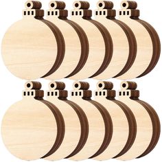 PRICES MAY VARY. Natural Wooden Ornaments - Includes 80 pieces of blank wood circles, jute twines (33 feet for each). Enough quantity for your craft projects. Size: 3.5 inches diameter and about 0.1-inch thick. Premium Quality - The Christmas Hanging Tags are made of premium quality natural wood, laser cut and polished.Each slice is laser-cut, preliminary polished and carefully selected, no burr. Perfect for school projects, kids crafts and holiday ornaments making. Easy TO Use - Easy to write o Diy Wooden Christmas Ornaments, Natural Christmas Ornaments, Ornaments Making, Wood Discs, Wood Projects For Kids, Laser Cut Wood Crafts, Wooden Slices, Wood Disc, Wood Animal