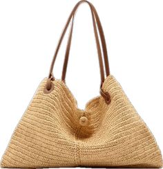 Casual Brown Zara Bag, Zara Casual Brown Bag, Casual Zara Travel Bag, Zara Casual Travel Bags, Casual Zara Shoulder Bag For Travel, Trendy Beige Zara Shoulder Bag, Zara Brown Shoulder Bag For Beach, Zara Bags With Braided Handles For Vacation, Zara Casual Straw Bag With Braided Handles