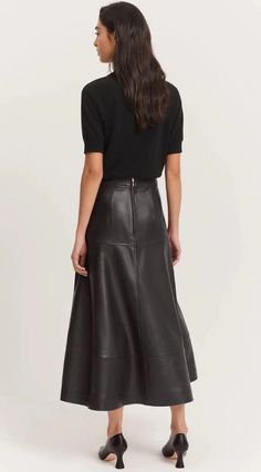 Women leather Skirt genuine black leather – Boho Living Room A Line Leather Skirt Outfit, Line Skirt Outfit, A Line Leather Skirt, Maxi A Line Skirt, Women Leather Skirt, Midi Leather Skirt, Leather Skirt Outfit, Real Leather Bags, Lady L