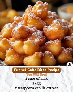 Jamie Oliver Family | Funnel Cake Bites Recipe - OMG😱 DON'T LOSE THIS | Facebook Funnel Cake Bites Recipe, Cake Bites Recipe, Funnel Cake Bites, Funnel Cake Fries, Ayurvedic Healing, Cake Bites, Funnel Cake, Sweet Breads, Cream Frosting