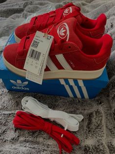 Adidas Campus 00, Shoes List, Adidas Low, Campus Adidas, Campus Outfit, Vans Sneakers (men), Red Trainers, Basket Style