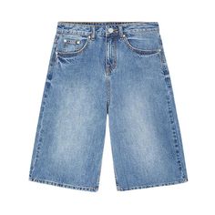 Step into summer with style and comfort with our High-Waisted Straight Denim Shorts for Women. Perfectly blending classic aesthetics with modern design, these mid-length trousers offer a versatile look that complements your everyday casual wear. Crafted from high-quality cotton denim, these shorts ensure durability and ease, making them a must-have in your wardrobe. Product Features Material: 100% Cotton Denim for breathability and durability Length: Knee-length for an elegant yet casual look Fit Type: Regular, ensuring comfort without compromising on style Style: Casual, perfect for daily wear Decoration: Washed denim for a trendy, lived-in look Jeans Style: Straight cut that flatters all body types Waist Type: High-waisted design to accentuate your waistline Closure Type: Zipper fly for Denim Shorts For Women, Womens Denim, Simple Tshirt, Flowy Blouse, Shorts For Women, Short En Jean, Jeans Shorts, Summer Wardrobe, Denim Wash