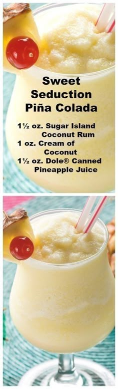 two glasses filled with pudding and topped with pineapple slices on the side, one is in