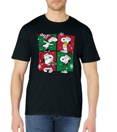 PRICES MAY VARY. Officially Licensed by Peanuts Graphic Artwork: H15273 Lightweight, Classic fit, Double-needle sleeve and bottom hem Snoopy Christmas Shirts Vinyl, Casual Christmas Tops With Character Print, Holiday Cotton Tops With Character Print, Holiday Cotton Top With Character Print, Cotton Top With Character Print For Holidays, Holiday T-shirt With Character Print And Crew Neck, Holiday Crew Neck T-shirt With Character Print, Casual Character Print Tops For Holiday, Casual Holiday Tops With Character Print