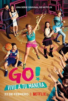 an advertisement for the movie go, vive a tu manera with young women dancing