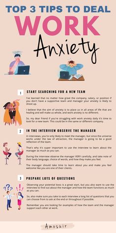 If your current job is making you feel anxious, click here to learn the top 3 tips to help you start dealing with your work anxiety - Amosuir.com Building Self Esteem, Negative Self Talk, Self Compassion, Coping Skills, Emotional Health, Click Here, To Learn, The Top, How Are You Feeling