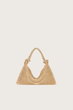 Rectangular Gala Bag With Gold-tone Hardware, Rectangular Bags With Gold-tone Hardware For Gala, Rectangular Gala Bags With Gold-tone Hardware, Luxury Gold Evening Bag With Dust Bag Included, Luxury Gold Shoulder Bag With Rhinestones, Chic Gold Sparkling Bag, Chic Sparkling Gold Bag, Glamorous Everyday Shoulder Bag, Chic Sparkling Gold Bags