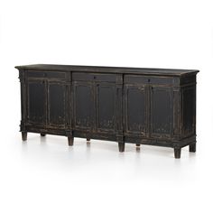 marjorie sideboard by bd studio 229927 001 1 Pine Sideboard, Modern Entertainment Center, Black Sideboard, European Antiques, Cord Management, Four Hands, Kathy Kuo Home, Burke Decor