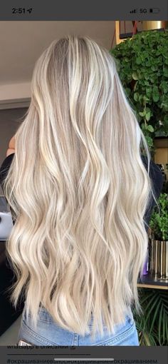 Platinový Blond, Icy Blonde Hair