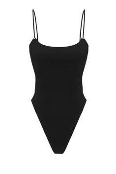 Scoop neckline Tie at back Front cutouts and cut-out at wasit detail Removable padding High-leg cut Moderate cut Fitted Cutout One-piece Swimsuit, One-piece Cutout Swimwear For Summer, Cutout Fitted One-piece Swimwear, Stretch Cutout One-piece Swimwear, Black Cutout One-piece Swimsuit, Platform Heels Boots, Animal Print Shoes, Thigh High Boots Heels, Platform Block Heels