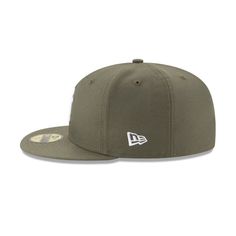 The New York Yankees Olive 59FIFTY Fitted features an allover olive green fabrication with an embroidered Yankees logo at the front panels and an embroidered MLB Batterman at the rear. Additional details include a gray under visor. Military Style Baseball Cap With Flat Bill For Streetwear, Green Military Style Baseball Cap With Flat Bill, Green Military Baseball Cap With Flat Bill, Chicago Cubs World Series, Yankees Logo, New Era Logo, Astros Logo, Oakland Athletics, Philadelphia Phillies