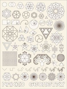 an image of various geometric designs