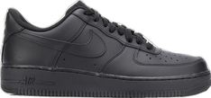 Classic Black Nike Air Force 1 Sneakers, Casual Black Low-top Nike Air Force 1, Classic Black Nike Air Force 1, Black Low-top Nike Air Force 1, Black Nike Air Force 1 Low-top For Streetwear, Triple Black, Nike Air Force 1 Low, Air Force 1 Low, Black Sneakers