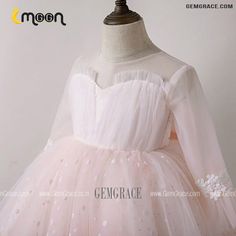 10% off now|Polka Dot Pink Tulle Girls Formal Party Dress With Long Sleeves at GemGrace. Click to learn our pro custom-made service for wedding dress, formal dress. View Flower Girl Dresses for more ideas. Stable shipping world-wide. Pink Princess Dress For Formal Spring Occasions, White Long Sleeve Tutu Dress For Spring, Spring White Long Sleeve Tutu Dress, Spring Long Sleeve White Tutu Dress, Elegant White Long Sleeve Tutu Dress, Fitted Long Sleeve Tulle Dress, Fitted Tulle Dress With Long Sleeves, Pink Long Sleeve Princess Tutu Dress, Pink Princess Long Sleeve Tutu Dress