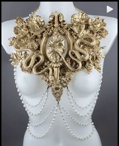 Corset Fashion, Chest Piece, Google Lens, Fantasy Jewelry, Explore The World