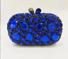 Big Stones Evening Purse Bags Rhinestone Wedding Gems Clutch Bag Bridal Clutches Women Diamonds Party Purses Bag The images shown are not the actual item and are for your reference only. BAG SIZE AS FOLLOW: length:18cm width:6cm high:12cm Blue Rhinestone Clutch For Party, Blue Rhinestone Clutch Bag, Glamorous Blue Evening Bag For Gift, Blue Glamorous Party Bag, Glamorous Blue Party Bag, Blue Evening Bag With Rhinestones, Blue Rhinestone Evening Bag For Party, Glamorous Blue Bags With Rhinestones, Blue Rhinestone Evening Bag For Weddings