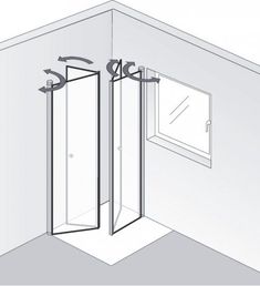 HSK Duschkabine Exklusiv 2 DrehfalttürenFensterlösungDie angegebenen Preise dienen nur zur allgemeinen OrientierungIhren TOP Preis fragen Sie bitte rechtsüber IhrIndividuelles AngebotanDie AusstattungEchtglas Duschabtrennung 6 mm starken Sicherheitsglas (ESG2 Drehfalttüren mit einklappbarer Seitenwand Inklusive Hebe-Senkbeschläge verschiedene Rahmenfarben lieferbar Edelglasbeschichtung optional erhältlich Auch mit satinierten Mittelstreifen erhältlich Drehlager und Griffe werden in Chrom gelief Wet Room Bathroom, Bifold Shower Door, Small Bathroom Renovations, Accessible Bathroom, Hall Interior Design, Hall Interior, Small Bathroom Ideas Modern, Small Bathroom Design, Shower Screen