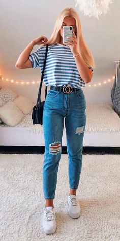 Neue Outfits, Trendy Fall Outfits, Causual Outfits, Stylish Outfit, Girls Fashion Clothes, Teenage Fashion Outfits