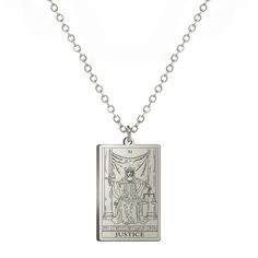 PRICES MAY VARY. Size: Pendant size: 22.3mm*12.5mm , Chain Length: 40+5cm，Weight：4.8g Material：Tarot Card Necklace is made of Stainless steel which has the advantages of not fading, not easy to scratch and leaving marks, and never deformed. Design:We provide you with Multiple styles can be choose.It can meet your different daily wearing needs,so these necklaces deserve to purchase. Packaging：Our jewelry is individually inspected before shipping,and it will come in a pretty flannel pocket packagi Cards Necklace, Vintage Tarot, Laser Printing, Card Necklace, Astrology Necklace, Pendants For Women, Ring Plate, Tarot Major Arcana, Women Necklace