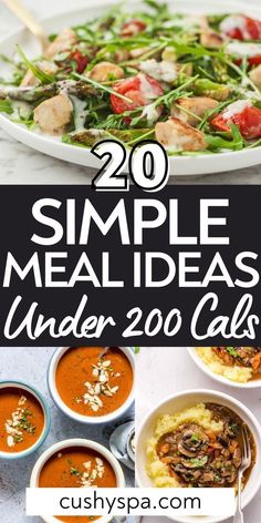 20 simple meal ideas under 200 cals that are easy to make and delicious for the whole family