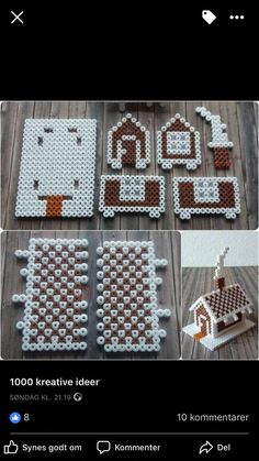 Hama Beads Christmas, 3d Perler Bead