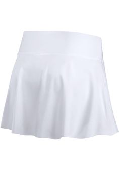 Give your day a sporty feel with these Michigan State Spartans Womens White Tennis Skirt Skirt. Featuring a screen print team logo on left hem, this White Skirt is the perfect way to show your style and Michigan State Spartans pride at the same time. Wide waistband, Sewn in shorts, Double pleated front, Brand logo on bottom right, 4 way stretch, 80% Poly / 20% Spandex, 8 Sports Mini Pleated Skirt, Solid Color Tennis Mini Skirt With Lining, Solid Mini Skirt With Lining For Tennis, White Pleated Swim Skirt, Lined Mini Skirt For Tennis, Sporty Flowy Mini Skirt Bottoms, Lined Short Sports Skirt, Sporty Skirted Bottoms For Cheerleading, White Lined Sports Mini Skirt