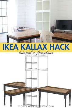 the ikea kallax hack is an easy diy project