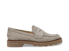 Anne Klein Everly Penny Loafer | DSW Spring Outfits College, Grey Loafers, Black Suede Loafers, Koolaburra By Ugg, Anne Klein Shoes, Penny Loafer, Cute Sandals, Suede Loafers, Boot Bag