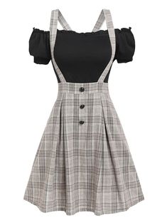 size: S, Color: Black Casual Workwear Dress With Fake Two-piece Design, Casual Short Sleeve Fake Two-piece Dress, Casual Mini Length Fake Two-piece Dress, Casual Mini Dress With Fake Two-piece Detail, Casual A-line Patchwork Mini Dress, Casual Mini Dress With Splicing, Casual Fitted Fake Two-piece Dress, Casual Knee-length Spliced Mini Dress, Casual Knee-length Mini Dress With Splicing