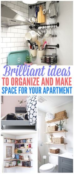 kitchen organization ideas to organize and make space for your apartment