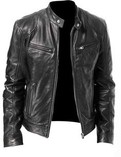 Beautiful shirt thin the size corresponds to the stated ones. Diagonal Zipper Jacket, Man Leather Jacket, Zara Mens, Black Leather Jacket Men, Mens Leather Jackets, Men Leather Jacket, Vintage Cafe Racer, Leather Jacket Outfit, Pu Jacket