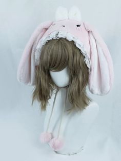 This price is for a hat only, others are not included. Casual Adjustable Hat With Ears, Cute Adjustable Costume Headband, Cute One Size Hat, Fun Adjustable Hats With Ears, Cute Adjustable Mini Hat Headband, Adjustable Beanie With Ears, Cute Beanie Costume Hat, One Size Fits Most, Pink Winter Costume Hat, Spring Headband Hat, One Size Fits Most