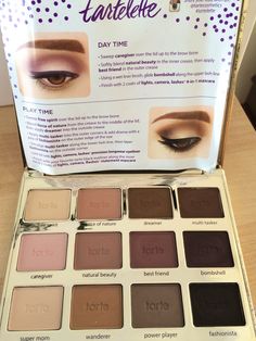 Review: Tarte’s Tartelette Palette Tartlette Palette, Eyeshadow Guide, Eye Makeup Guide, Too Faced Palette