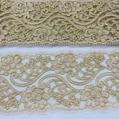 Are you looking for high-quality, decorative corded lace trims to enhance your special-occasion dresses, evening gowns, quinceanera dresses, and dance costumes? Look no further! Lace USA's exquisite Corded Couture Lace Trim is just the perfect touch the needs! Each yard of the trim is intricately hand-crafted on 100% Polyester Net Mesh, measuring up to 4 inches in width. Choose from our five fabulous colors and ignite your craftsmanship with beauty and elegance. Add that luxurious touch to your Couture Bridal Gowns, Dress Trims, For Wedding Dresses, Mesh Netting, Corded Lace, Next Clothes, Bridal Tiara, Lace Trims, Bridal Lace