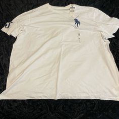 Authentic Polo Shirt 2xb Nice Shirt .Brand New Never Worn.Still Has Tags On It.Original Price $49.99 Ralph Lauren Casual Short Sleeve T-shirt, It Original, Ralph Lauren Short Sleeve Logo T-shirt, Lauren White, Ralph Lauren Shirt, Ralph Lauren Men, Shirt Brand, Cool Shirts, Polo Shirt