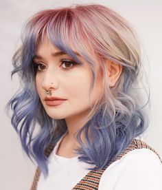 Meg Schipani • LA HAIRSTYLIST (@shmeggsandbaconn) • Instagram photos and videos Hair Color Pastel, Looks Party, Short Wavy Hair, Hair Color Highlights, Hair Envy, Hair Color Trends, Hair Dos