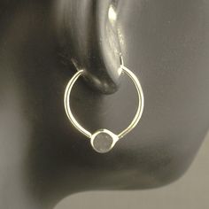 Silver Hoop Earrings / Little Silver Hoops / Sterling Silver Hoops / Argentium - Customize to Your Size - Seamless Endless Catchless Hoops Awesome earrings for the individual with an active life or for those who like to put in a pair of earrings and just leave them there.  Simple but not just a plain hoop. I made the pictured pair from 20g sterling silver wire, the standard North American ear wire size, and they are 15mm or one half inch in diameter.  Now available in 18, 19, and 20g.  20g - new Sterling Silver Hoop Earrings, Sterling Silver Hoops, Jewelry Earrings Hoops, Silver Hoops, Silver Hoop Earrings, Ear Wire, Minimalist Jewelry, Silver Wire, Amazing Jewelry