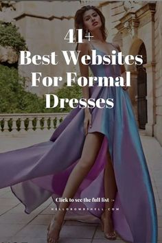 I love dresses — seriously. If I could wear a dress every single day of the year, I absolutely would. And so when presented with an opportunity to attend an event requiring an extra special fancy dress, you better believe, I will be there. Discover here 41+ Best Websites For Formal Dresses When You’ve Got Some Place Fancy To Go! #Dresses #ShopDresses #FormalDresses #TrendyDresses #TrendingNow #StyleInspiration Petite Formal Dresses, Formal Dress For Wedding Guest, Best Formal Dresses, Formal Wedding Attire, Dress Websites, Dress For Petite Women, Formal Wedding Guest Dress, Formal Wedding Guests, Look Formal