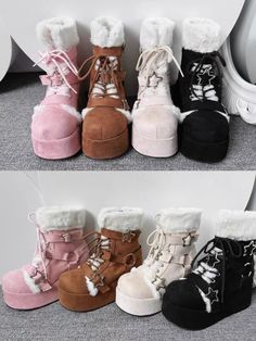 Pre-Order - Expected to be shipped in December - January 𝒜𝒷ℴ𝓊𝓉: Heel Height 3.15''/8cm, Front Platform Height 1.77''/4.5cm, Shaft Height 5.9''/15cm Lined with fleece, insoles made of lambswool ♡ 𝓼𝓲𝔃𝓲𝓷𝓰 ♡ US Size(default) 5 5.5 6 6.5 7 7.5 8 8.5 9 9.5 10 UK 3 3.5 4 4.5 5 5.5 6 6.5 7 7.5 8 EU 35-36 36-37 36-37 37-38 37-38 38-39 38-39 39-40 39-40 40-41 41-42 CM/JP 22 22.5 23 23.5 23.5 24 24.5 25 25 25.5 26 CN 34 35 36 37 37.5 38 39 39.5 40 41 42 Fleece Boots, Fairycore Cottagecore, Cosplay Diy, Doll Shop, Caicos Islands, Pitcairn Islands, Seychelles, 7 And 7, Turks And Caicos Islands