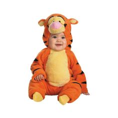 a baby in a winnie the pooh costume