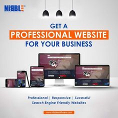 an advertisement for a professional website