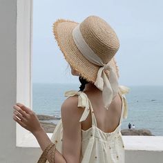 FREE SHIPPING ON ALL ORDERS OVER $50 | 100% SATISFACTION GUARANTEED Click "ADD TO CART" To Get Yours Now | Up To 60% OFF ✨ Make your trip to the beach or a day out in the sun more comfortable with this Raffia Hat Sun Visor Beach Straw Hats Women Sea Beach Leisure Hats. The Arimonz hat is made of high-quality raffia which is comfortable, lightweight, and durable. also highly breathable and can be worn as a ponytail band. This soft straw hat will keep you cool during hot summer days. Features: 📌 Casual Sun Hat For Beach Season, Casual Bucket Hat For Vacation, Straw Boater Hat For Beach Season Picnic, Coastal Style Sun Hat For Summer Vacation, Straw Sun Hat For Summer Picnics, Casual Brimmed Hat For Beach Season, Casual Flat Brim Hat For Beach Season, Summer Straw Sun Hat For Picnic, Casual Flat Brim Bucket Hat For Beach Season