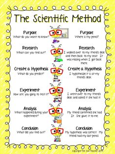 the scientific method for students to learn how to use their own words and numbers in science