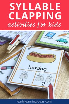 printable clipping activities for kids to learn how to read and write the words