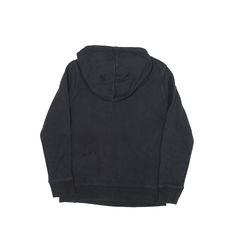 Item is in good used condition. >Size: UK 6 >Armpit To Armpit: 19" >Armpit To Cuff: 18" >Collar To Hem: 25" Sporty Washed Black Sweatshirt With Ribbed Cuffs, Sporty Washed Black Crew Neck Hoodie, Vintage Black Cotton Hoodie, Black Vintage Cotton Hoodie, Vintage Washed Black Hoodie Sweatshirt, Black Basic Sweats For Streetwear, Basic Black Sweats For Streetwear, Vintage Black Sweatshirt With Ribbed Cuffs, Vintage Black Cotton Sweatshirt